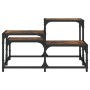 Mesa de centro madera de ingeniería roble ahumado 68x68x40 cm de , Mesas de centro - Ref: Foro24-837749, Precio: 35,57 €, Des...