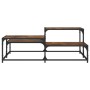 Mesa de centro madera de ingeniería roble ahumado 107x107x40 cm de , Mesas de centro - Ref: Foro24-837754, Precio: 50,18 €, D...