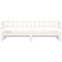 Sofá cama extraíble madera maciza de pino blanco 2x(80x200) cm de , Camas y somieres - Ref: Foro24-840386, Precio: 141,44 €, ...