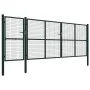 Grünes Gartentor aus Stahl 500x150 cm von vidaXL, Gartentore - Ref: Foro24-144319, Preis: 720,85 €, Rabatt: %