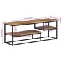 Mueble de TV teca maciza reciclada 110x30x39 cm de , Muebles TV - Ref: Foro24-358518, Precio: 123,12 €, Descuento: %