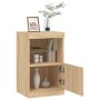 Aparador con luces LED roble Sonoma 41x37x67 cm de , Aparadores - Ref: Foro24-836681, Precio: 62,79 €, Descuento: %