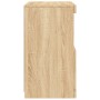 Aparador con luces LED roble Sonoma 41x37x67 cm de , Aparadores - Ref: Foro24-836681, Precio: 62,79 €, Descuento: %