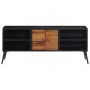 Mueble de TV teca maciza reciclada 112x31x45 cm de , Muebles TV - Ref: Foro24-358526, Precio: 152,99 €, Descuento: %