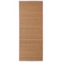 Alfombra rectangular de bambú marrón 80 x 300 cm en Alfombras | Comprar online en Foru.es