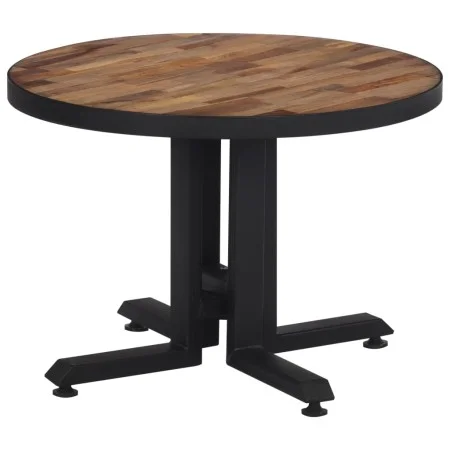 Mesa de centro redonda teca reciclada maciza Ø55x40 cm de , Mesas de centro - Ref: Foro24-358513, Precio: 81,87 €, Descuento: %