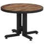 Mesa de centro redonda teca reciclada maciza Ø55x40 cm de , Mesas de centro - Ref: Foro24-358513, Precio: 81,87 €, Descuento: %
