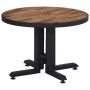 Mesa de centro redonda teca reciclada maciza Ø55x40 cm de , Mesas de centro - Ref: Foro24-358513, Precio: 82,80 €, Descuento: %