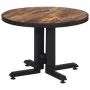 Mesa de centro redonda teca reciclada maciza Ø55x40 cm de , Mesas de centro - Ref: Foro24-358513, Precio: 81,87 €, Descuento: %