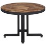 Mesa de centro redonda teca reciclada maciza Ø55x40 cm de , Mesas de centro - Ref: Foro24-358513, Precio: 82,80 €, Descuento: %