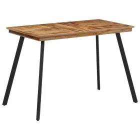 Mesa de comedor madera maciza de teca 120x62x76 cm de , Mesas de cocina y de comedor - Ref: Foro24-358530, Precio: 151,70 €, ...