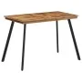 Mesa de comedor madera maciza de teca 120x62x76 cm de , Mesas de cocina y de comedor - Ref: Foro24-358530, Precio: 151,70 €, ...