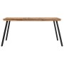 Mesa de comedor madera maciza de teca 169x98,5x76 cm de , Mesas de cocina y de comedor - Ref: Foro24-358532, Precio: 160,91 €...