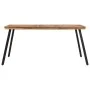 Mesa de comedor madera maciza de teca 169x98,5x76 cm de , Mesas de cocina y de comedor - Ref: Foro24-358532, Precio: 159,51 €...