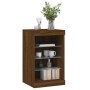 Aparador con luces LED roble marrón 41x37x67 cm de , Aparadores - Ref: Foro24-836727, Precio: 51,92 €, Descuento: %