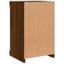 Aparador con luces LED roble marrón 41x37x67 cm de , Aparadores - Ref: Foro24-836727, Precio: 51,92 €, Descuento: %