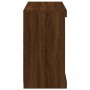 Aparador con luces LED roble marrón 81x37x67 cm de , Aparadores - Ref: Foro24-836706, Precio: 76,79 €, Descuento: %