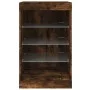 Sideboard with LED lights smoked oak 41x37x67 cm by , Sideboards - Ref: Foro24-836725, Price: 53,85 €, Discount: %