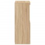 Aparador con luces LED roble Sonoma 41x37x100 cm de , Aparadores - Ref: Foro24-836688, Precio: 91,85 €, Descuento: %