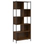 Estantería madera de ingeniería marrón roble 72x28x172 cm de , Librerías y estanterías - Ref: Foro24-3213656, Precio: 98,70 €...
