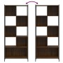 Estantería madera de ingeniería marrón roble 72x28x172 cm de , Librerías y estanterías - Ref: Foro24-3213656, Precio: 98,70 €...