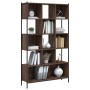 Estantería madera de ingeniería marrón roble 102x28x172 cm de , Librerías y estanterías - Ref: Foro24-3213661, Precio: 135,28...