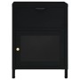 Mesitas de noche 2 uds acero y vidrio negras 40x30x54,5 cm de vidaXL, Mesitas de noche - Ref: Foro24-3095202, Precio: 186,46 ...