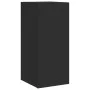 Muebles de TV de pared con luces LED 3 piezas negro de , Muebles TV - Ref: Foro24-3216868, Precio: 168,99 €, Descuento: %