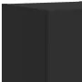 Muebles de TV de pared con luces LED 3 piezas negro de , Muebles TV - Ref: Foro24-3216868, Precio: 168,99 €, Descuento: %