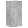 Muebles de TV de pared con luces LED 3 piezas gris hormigón de , Muebles TV - Ref: Foro24-3216877, Precio: 175,64 €, Descuent...