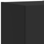 Muebles de TV de pared con luces LED 3 piezas negro de , Muebles TV - Ref: Foro24-3216875, Precio: 188,94 €, Descuento: %