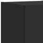 Muebles de TV de pared con luces LED 4 piezas negro de , Muebles TV - Ref: Foro24-3216882, Precio: 184,94 €, Descuento: %