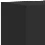 Muebles de TV de pared con luces LED 4 piezas negro de , Muebles TV - Ref: Foro24-3216882, Precio: 182,63 €, Descuento: %
