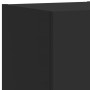 Muebles de TV de pared con luces LED 6 piezas negro de , Muebles TV - Ref: Foro24-3216889, Precio: 294,95 €, Descuento: %
