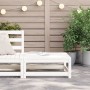 Taburete de jardín madera maciza de pino blanco 70x70x30 cm de , Sofás modulares de exterior - Ref: Foro24-837936, Precio: 47...