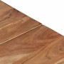 Mesa de centro acero inoxidable plateado y madera maciza acacia de , Mesas de centro - Ref: Foro24-349983, Precio: 178,95 €, ...