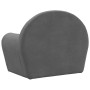 Sofá para niños felpa suave gris antracita de , Mobiliario para bebés y niños pequeños - Ref: Foro24-356982, Precio: 38,97 €,...