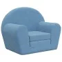 Sofá cama infantil felpa suave azul de , Mobiliario para bebés y niños pequeños - Ref: Foro24-356996, Precio: 45,40 €, Descue...