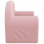 Sofá cama para niños de 2 plazas felpa suave rosa de , Mobiliario para bebés y niños pequeños - Ref: Foro24-357003, Precio: 7...