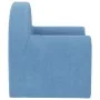 Sofá para niños felpa suave azul de , Mobiliario para bebés y niños pequeños - Ref: Foro24-357008, Precio: 40,04 €, Descuento: %