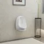 Wandurinal mit Spülventil aus weißer Keramik von vidaXL, Urinale - Ref: Foro24-143986, Preis: 98,76 €, Rabatt: %