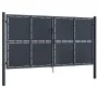 Anthracite gray steel garden gate 300x150 cm by vidaXL, garden gates - Ref: Foro24-144526, Price: 577,78 €, Discount: %