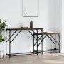 Stackable console tables 2 pieces engineered wood smoked oak by , Side tables - Ref: Foro24-837804, Price: 50,81 €, Discount: %