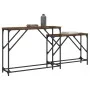 Mesas consola apilables 2 pzas madera ingeniería roble ahumado de , Mesas auxiliares - Ref: Foro24-837804, Precio: 50,81 €, D...