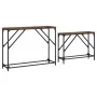 Stackable console tables 2 pieces engineered wood smoked oak by , Side tables - Ref: Foro24-837804, Price: 50,81 €, Discount: %