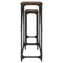 Mesas consola apilables 2 pzas madera ingeniería roble ahumado de , Mesas auxiliares - Ref: Foro24-837804, Precio: 50,81 €, D...