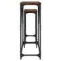 Mesas consola apilables 2 pzas madera ingeniería roble ahumado de , Mesas auxiliares - Ref: Foro24-837804, Precio: 51,32 €, D...