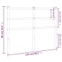Cabecero de metal negro 120 cm de , Cabeceros y pies de cama - Ref: Foro24-355396, Precio: 25,60 €, Descuento: %