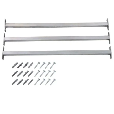 Barras de seguridad ajustables para ventanas 3 uds 710-1200 mm de vidaXL, Ventanas - Ref: Foro24-144516, Precio: 39,54 €, Des...