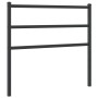 Cabecero de metal negro 100 cm de , Cabeceros y pies de cama - Ref: Foro24-355394, Precio: 21,26 €, Descuento: %
